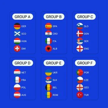 Sport competition groups template. Vector template 스톡 일러스트