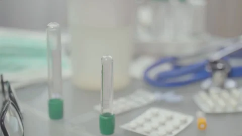 Sport doping laboratory Stock Footage 86126989