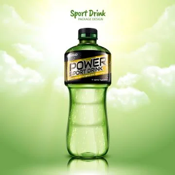 Sport drink package design Stock-Illustration