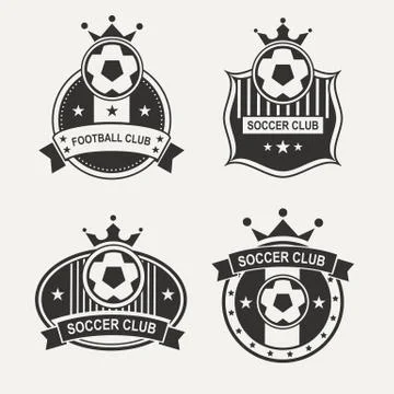 Sport emblems Stock Illustration