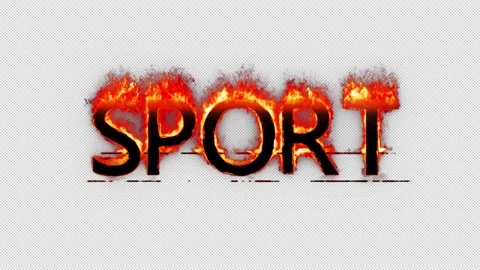 Sport Flame Video stock 340567467