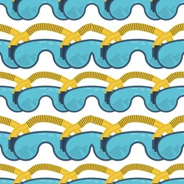 Sport goggles vector background Stock Illustration