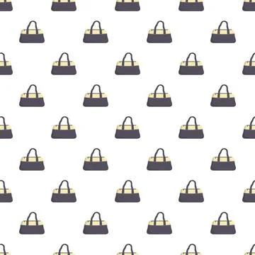 Sport gym bag seamless pattern concept Stock Illustration