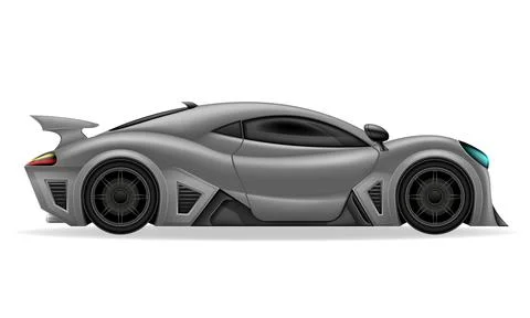 Sport hyper super car vector illustration Stock Illustration