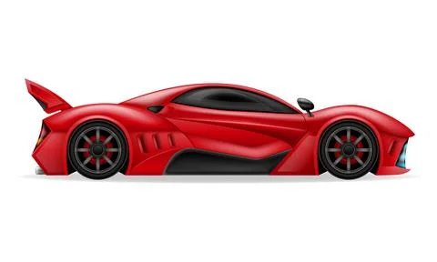 Sport hyper super car vector illustration Stock Illustration