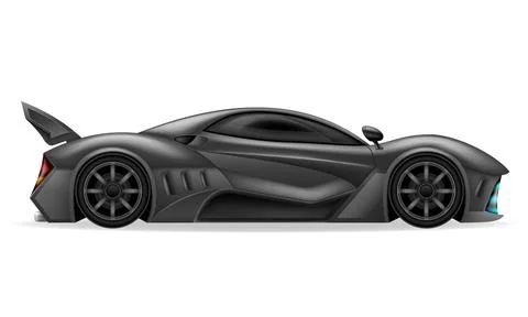 Sport hyper super car vector illustration Stock Illustration