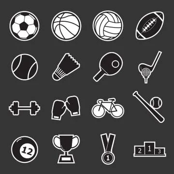 Sport icon Stock Illustration