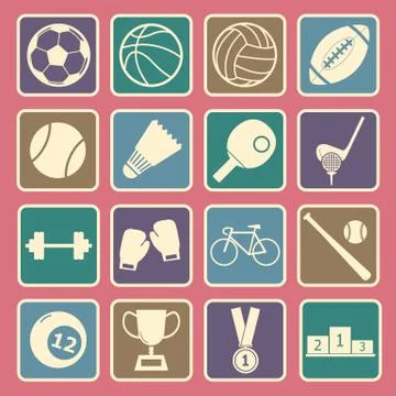 Sport icon Stock Illustration