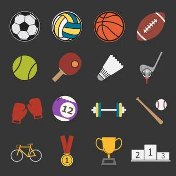 Sport icon Stock Illustration