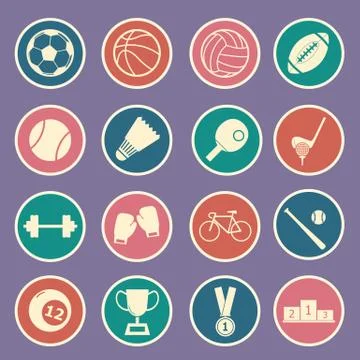 Sport icon Stock Illustration