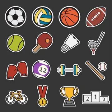 Sport icon Stock Illustration
