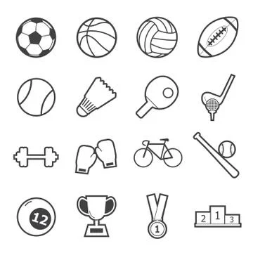 Sport icon Stock Illustration