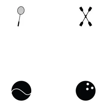 Sport icon set Stock Illustration
