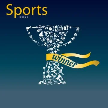 Sport Icon Set Stockillustratie