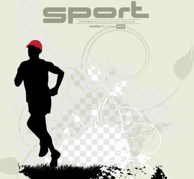 Sport illustration Stock Illustration