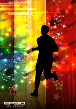 Sport illustration Stock Illustration