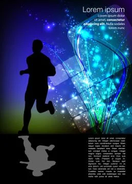 Sport illustration Stock Illustration