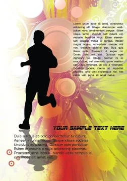 Sport illustration Stock Illustration