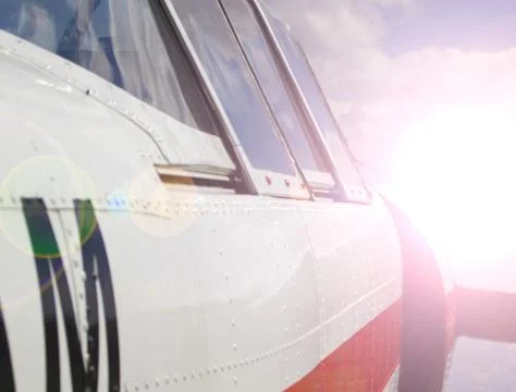 Sport light-engine aircraft Stock Photos