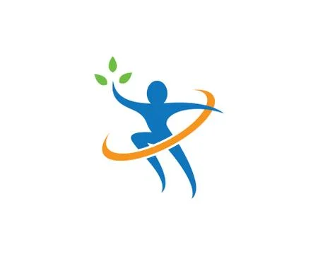 Sport logo vector icon illustration Stock Illustration