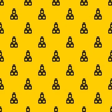 Sport nutrition containers pattern vector Stock Illustration