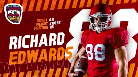 Sport Player Intro Stock After Effects