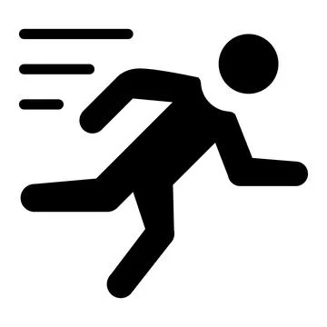 Sport run Vector Icon Design Illustration Stock Illustration