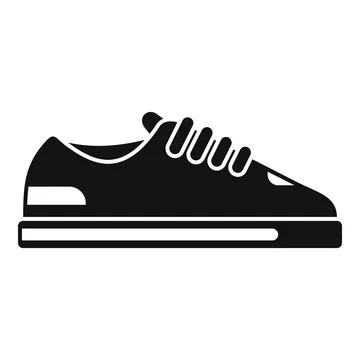 Sport sneaker icon simple vector. Fitness run Stock Illustration