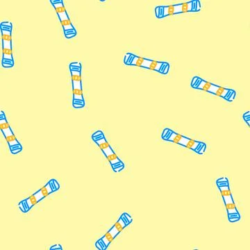 Sport snowboard vector seamless pattern Stock Illustration