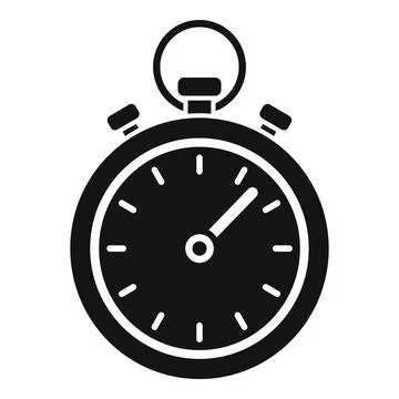 Sport stopwatch icon simple vector. Active fitness 스톡 일러스트