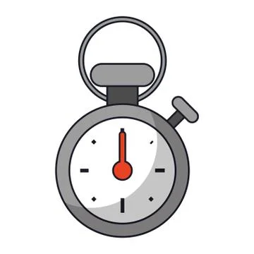 Sport stopwatch timer symbol Stock Illustration