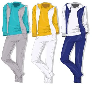 Sport suit vector. Stock Illustration