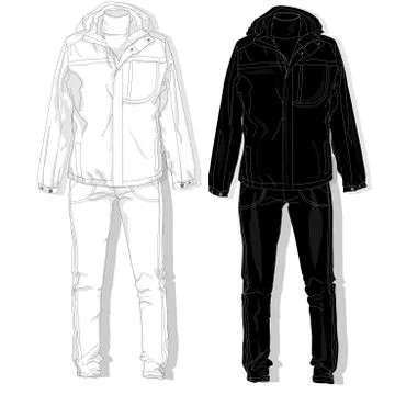 Sport suit vector. Stock Illustration