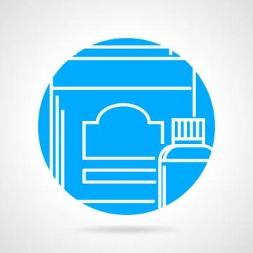 Sport supplements line vector icon Illustrazione stock