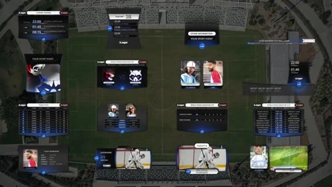 Sport Tables and Elements for After Effects Stock After Effects