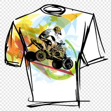 Sport tee Stock Illustration