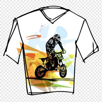 Sport tee Stock Illustration
