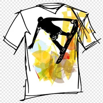 Sport tee Stock Illustration