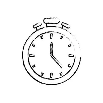 Sport timer chronometer Illustrazione stock