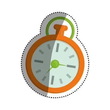 Sport timer chronometer Illustrazione stock