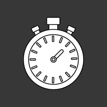 Sport timer clock Stock Illustration