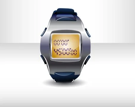 Sport timer. Stock Illustration