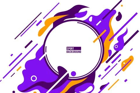 Sport vector abstract background for tournament, championship poster. Motion Stock Illustration