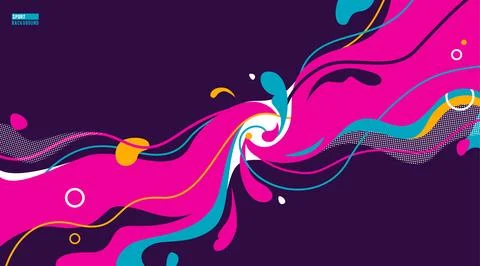 Sport vector abstract background for tournament, championship poster. Motion Stock Illustration