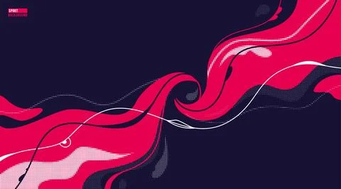 Sport vector abstract background for tournament, championship poster. Motion Stock Illustration