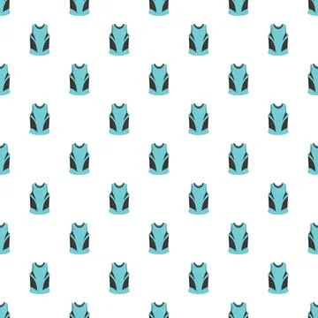 Sport vest uniform pattern creating seamless background 스톡 일러스트
