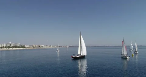 Sport Yachts Stock Footage 156899772