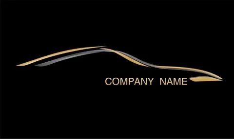 Sportcar vector logo Illustrazione stock