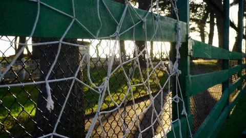 Sportground at sunset Stock Footage 253354910