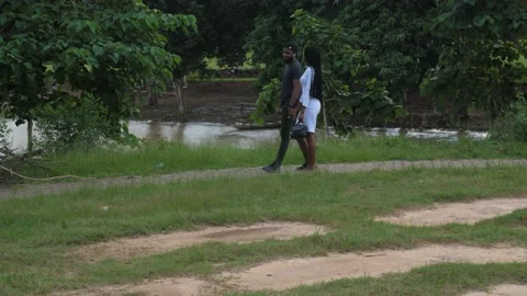 Sporting activities going on in Africa Stock Footage 155702920
